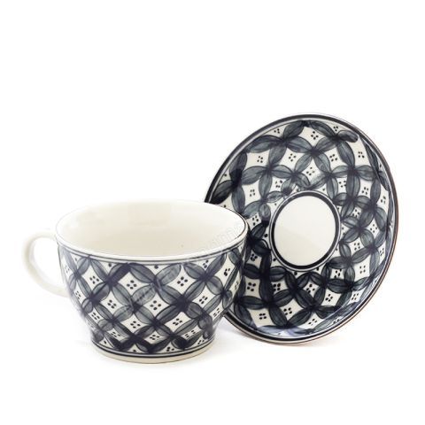 Capuchino Cup large floral four petal