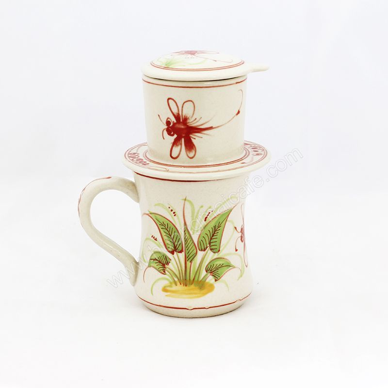 Mug Tall & Filter Set - Dragonfly