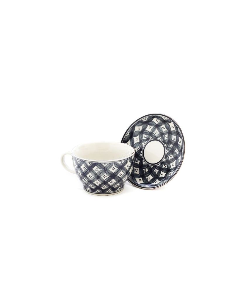 Capuchino Cup large floral four petal