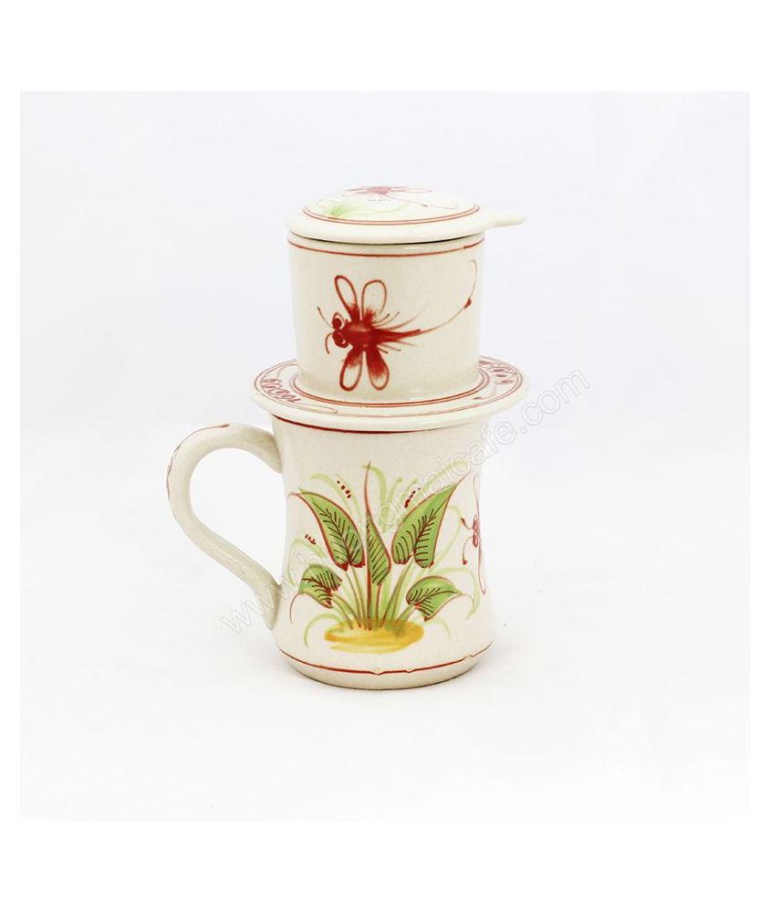 Mug Tall & Filter Set - Dragonfly