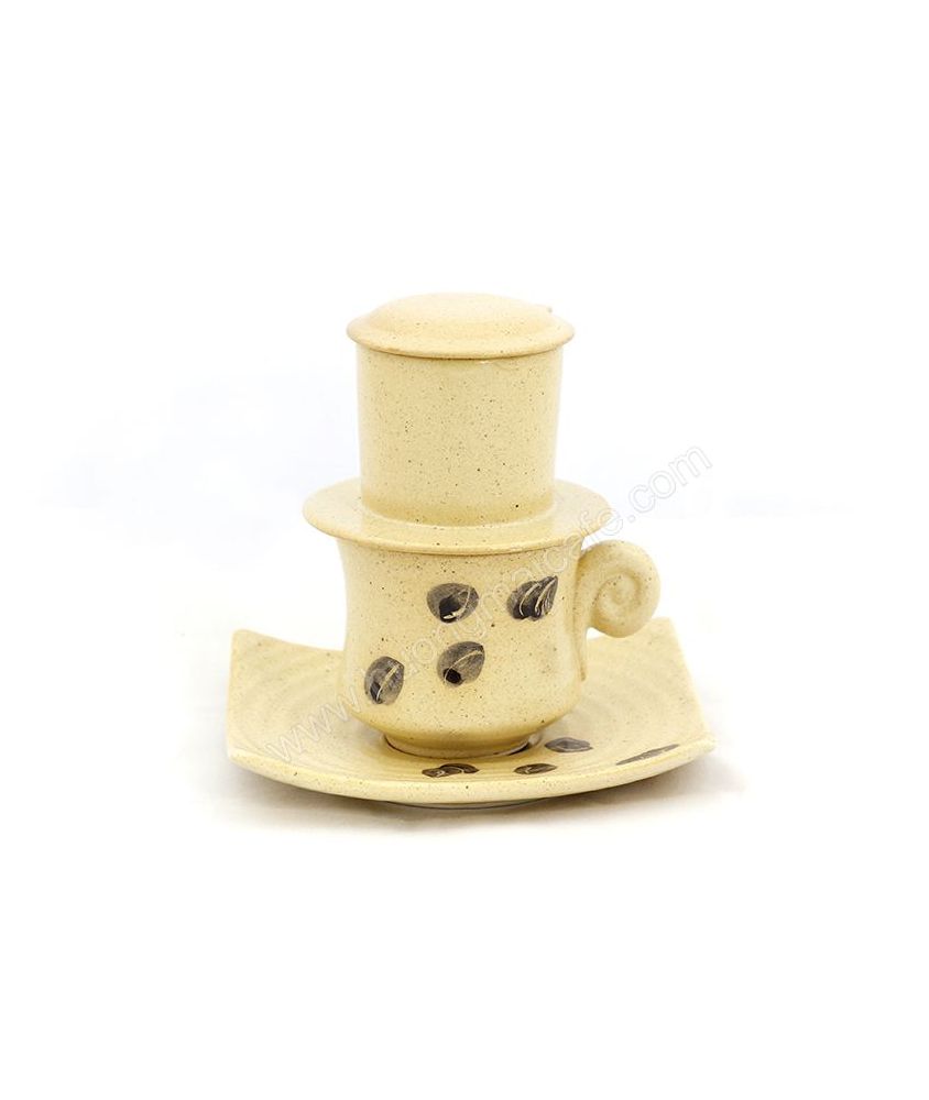Pottery Coffee Filter Set 