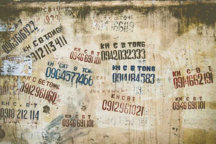 what to do in hanoi - Wall of adverstising