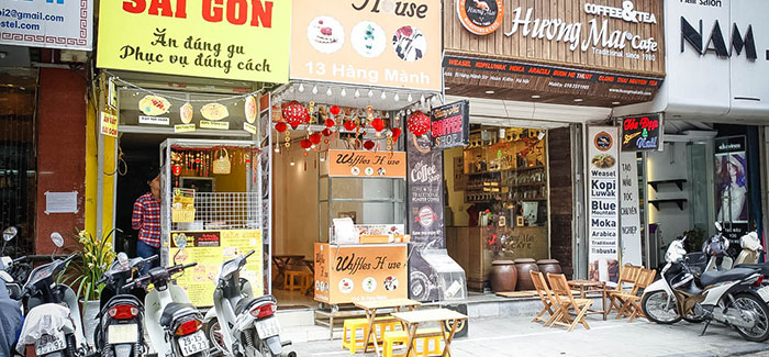 Huongmai Cafe | Best shopping streets of Hanoi Old Quarter